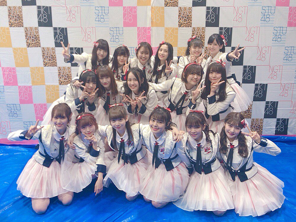 【山口真帆暴行事件】卒業する3名を除く新生NGT48の集合写真を公開@AKB48春フェス