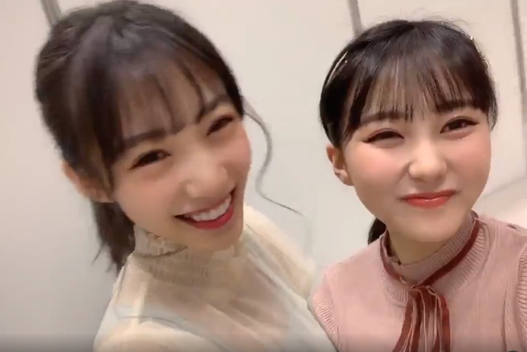 【朗報】NMB横野すみれ HKT田中美久、感動の初体面を果たす!