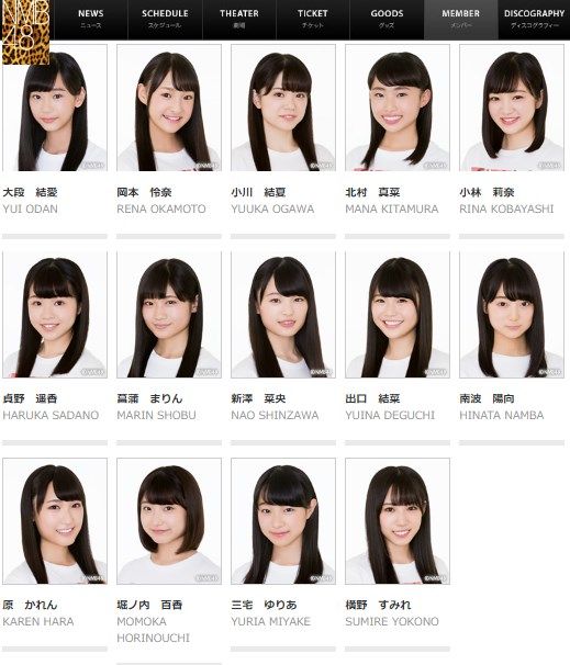 【NMB48】6期生の公式プロフィール更新キタ━━━━(゚∀゚)━━━━!!