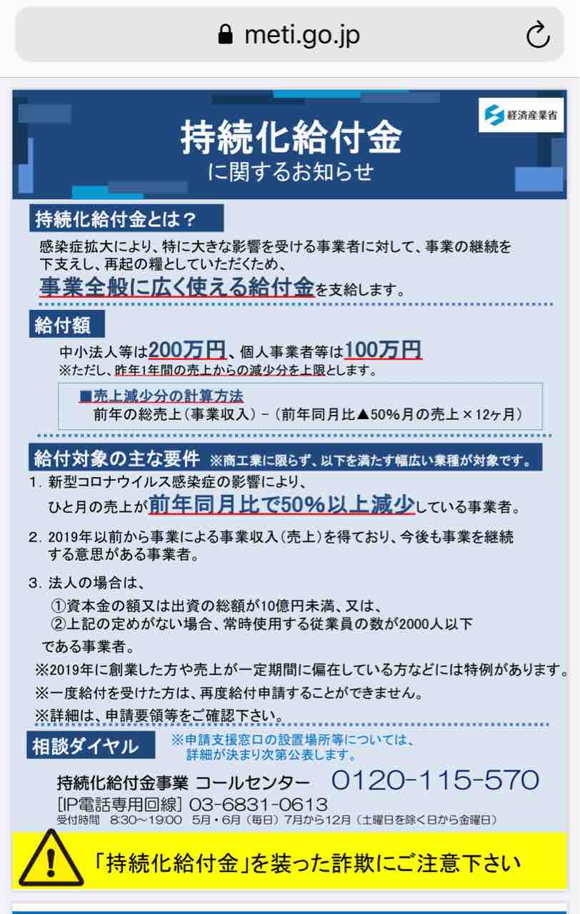 持続 化 給付 金 税務 調査