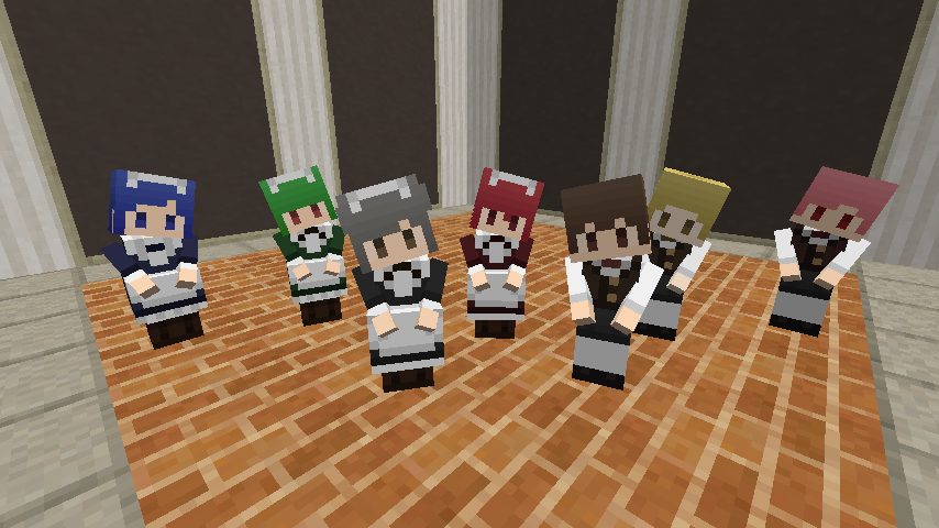 Lmmテクスチャ配布 Defaultpalette Maid Butler Ver1 0 オリジナル 松葉のマイクラ雑記帳