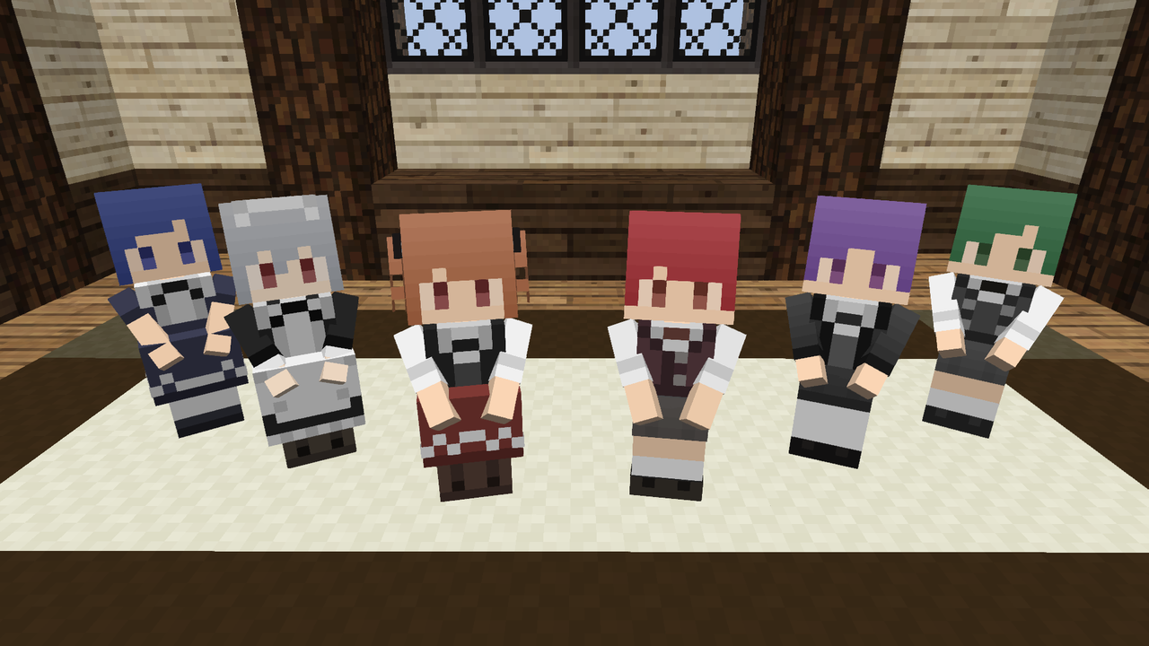 Lmmテクスチャ配布 Defaultpalette Maid Butler Ver2 1 松葉のマイクラ雑記帳