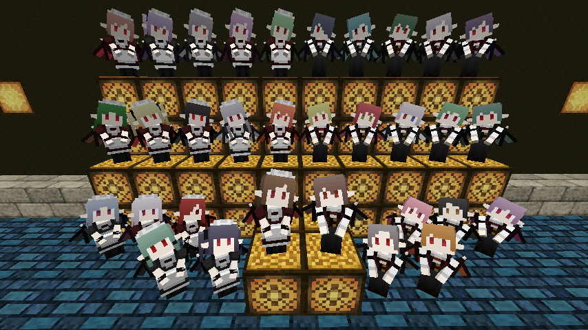 Lmmテクスチャ配布 Fantasypalette Maid Butler Ver1 0 オリジナル 松葉のマイクラ雑記帳