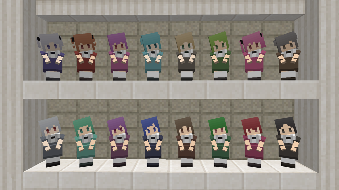 Lmmテクスチャ配布 Defaultpalette Maid Butler Ver2 1 松葉のマイクラ雑記帳