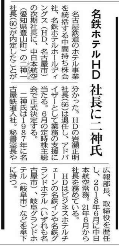 名鉄ホテルホールディングス