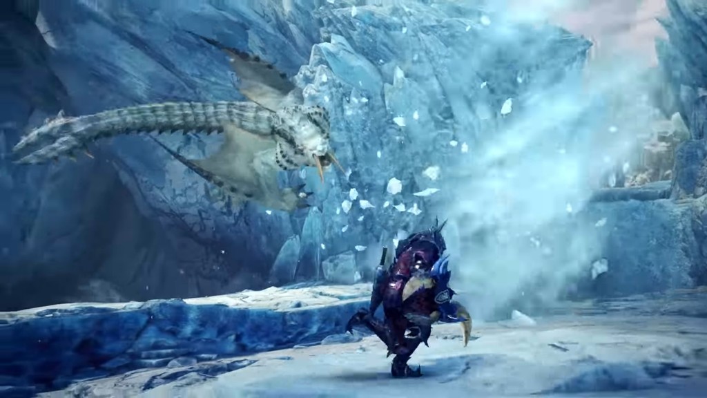 Mhwアイスボーン Pv4に映る 白い謎のモンスターってどこ ここ となりのモンスター屋さん モンハンライズ ポケモン剣盾 特撮 ゲーム関連ブログ