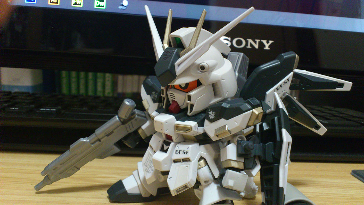 プラモ制作 Sd Hi Nガンダム 完成 まどおんの読ませられないつぶやき