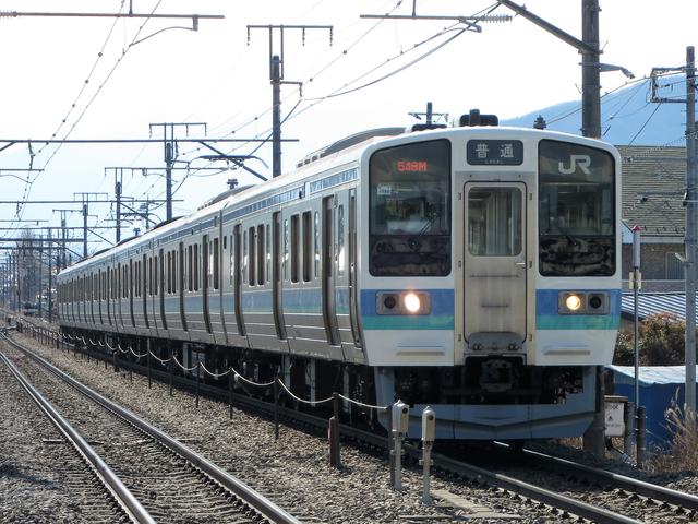 211系、長野色の6両編成で中央本線を駆け抜けろ！ : 「まつもとあずさ