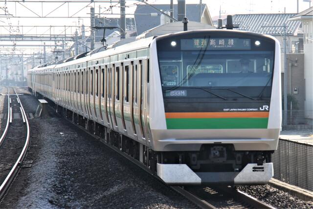 E233系近郊タイプ 新カボチャで静岡へ 群馬 栃木へ フルカラーの行先表示も豊富に揃えました まつもとあずさ が3番線にまいります