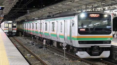 2021年3月改正 上野東京ライン・湘南新宿ライン 平日ダイヤ 基本編成
