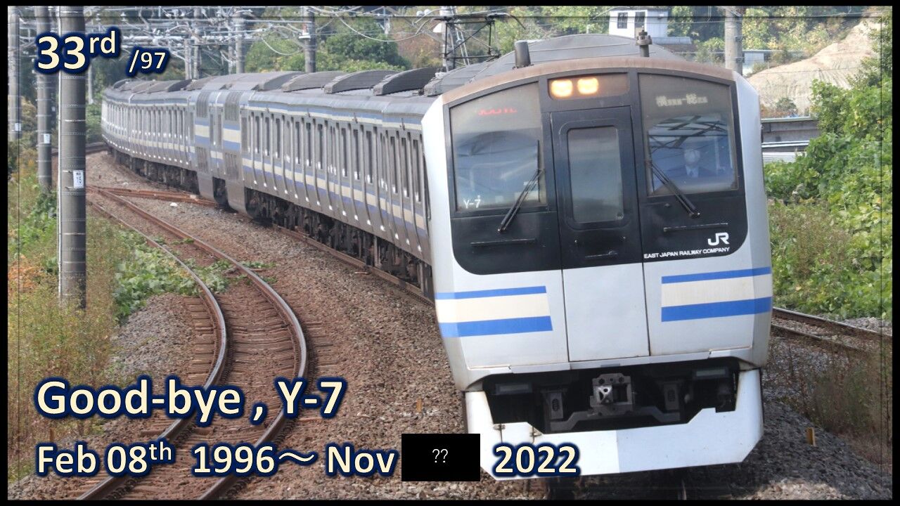 JR東日本 E217系 車両前面掲出 原寸大ロゴステッカー 数量限定