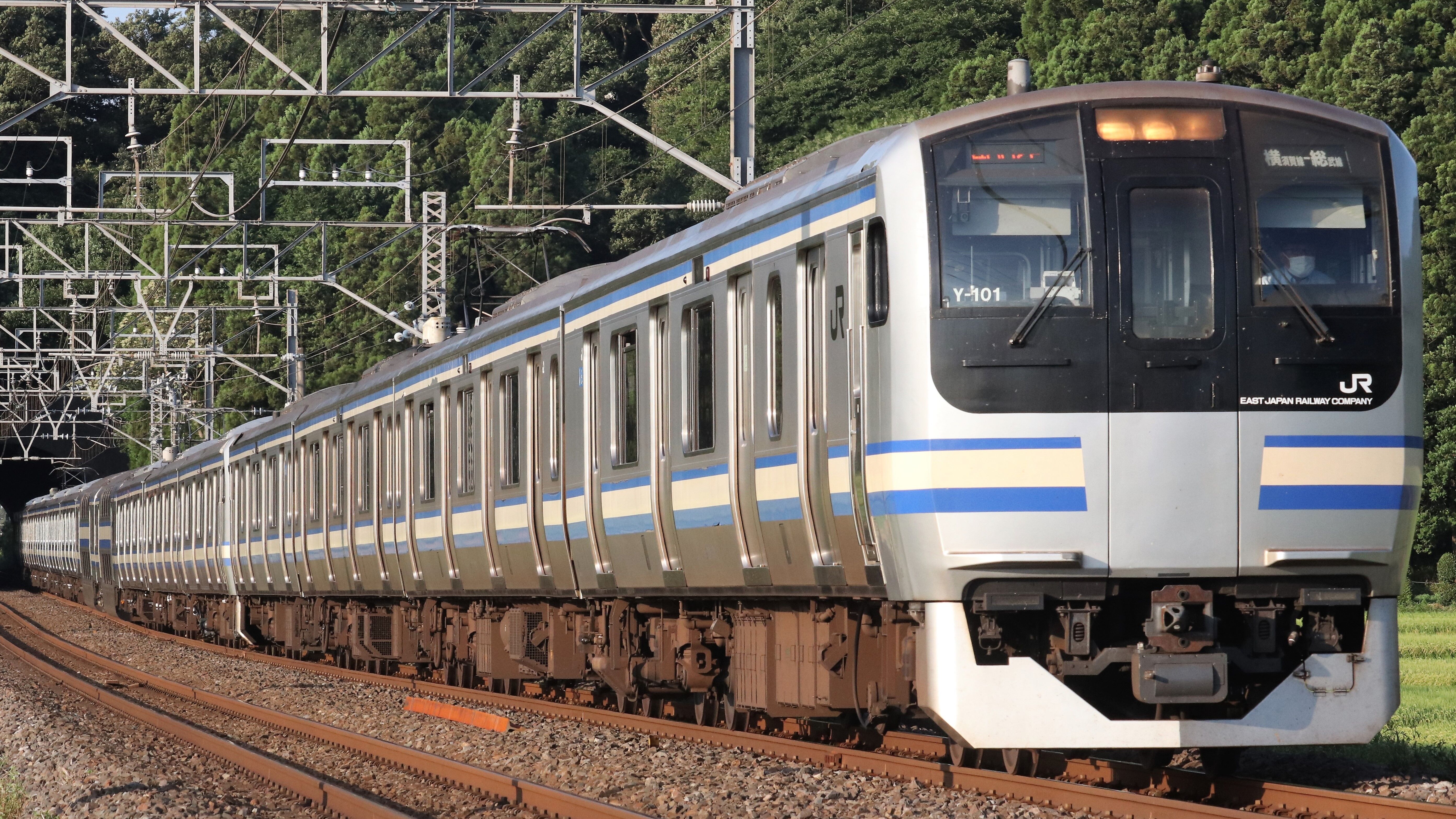 横須賀・総武快速線E217系(付属4両) 46編成写真集 : 松の木の鉄日常を