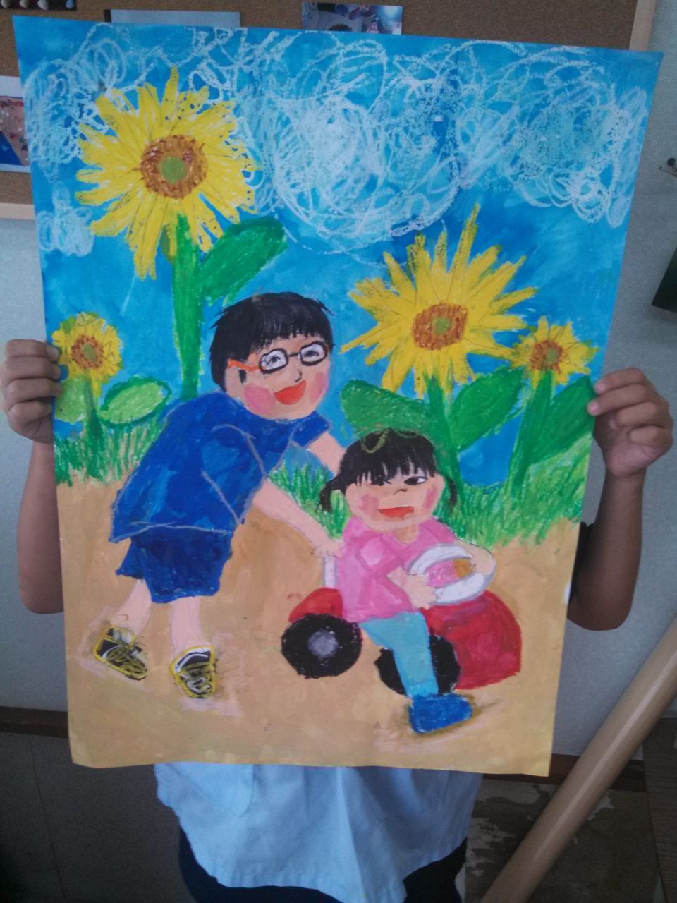 8月のこどもアトリエ 夏休み１日絵画教室 夏のこどもアトリエ日記 まつおこどもアトリエ 奈良あやめ池の絵画教室