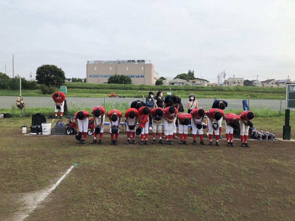 A 8月8日 土 練習試合を終えて Vs茗荷谷クラブ 松原レインボーズのblog