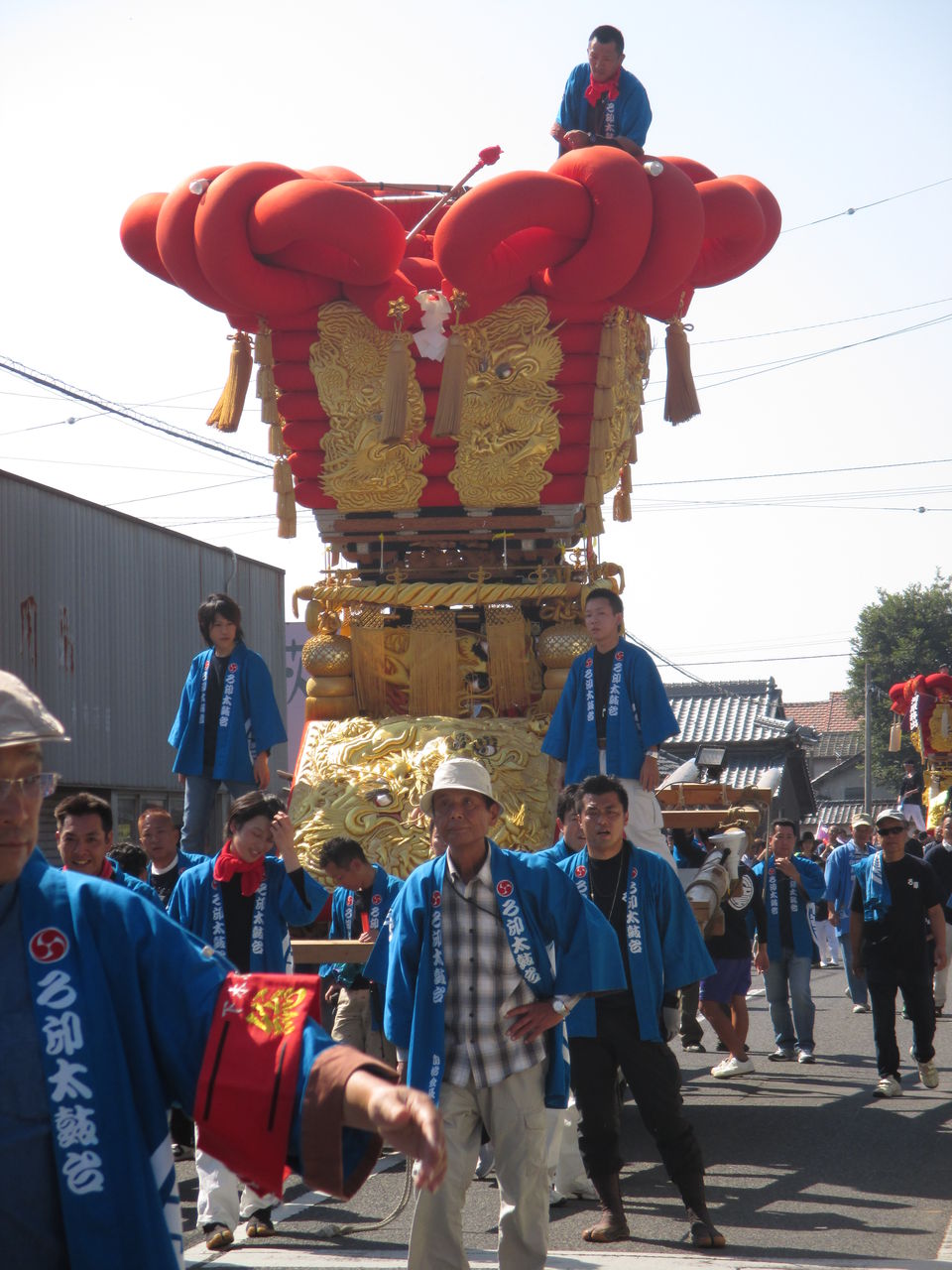 下木屋ろ印太鼓台 15年10月18日撮影 大野原お祭り写真館