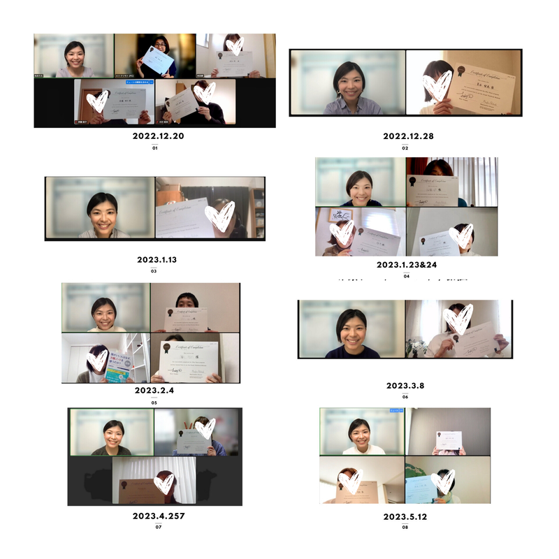 方眼ノートベーシック講座・オンライン・受講者