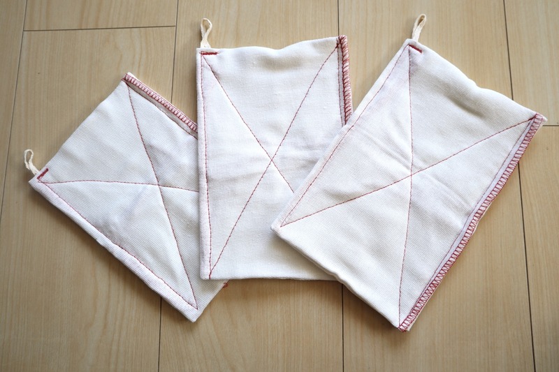 無印良品・落ちわた綿小ふきん