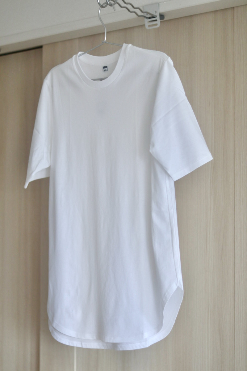 スムースコットンラウンドヘムロングT