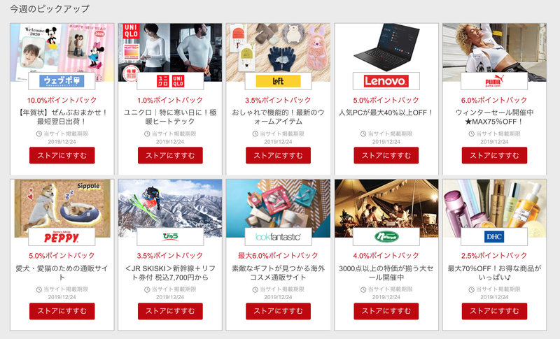 楽天リーベイツ・還元率