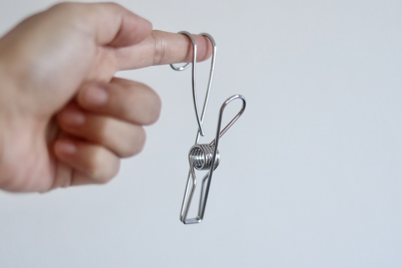 無印良品ステンレスひっかけるワイヤークリップ