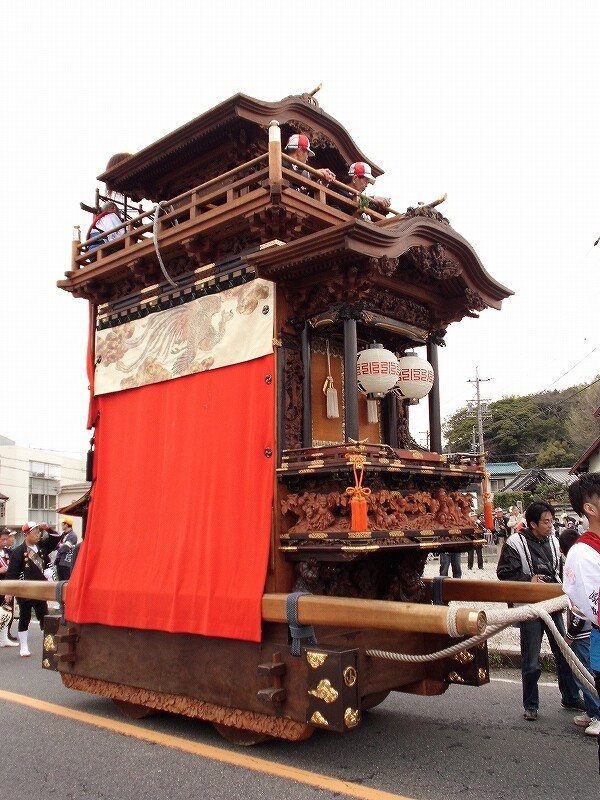 管理人が勉強中！ 知多型山車とは？① : 神社前2F特設祭事場
