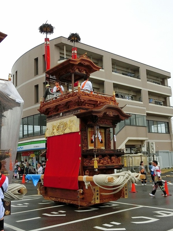 山車紹介 武豊町 長尾部 玉貫組 玉神車 神社前2f特設祭事場