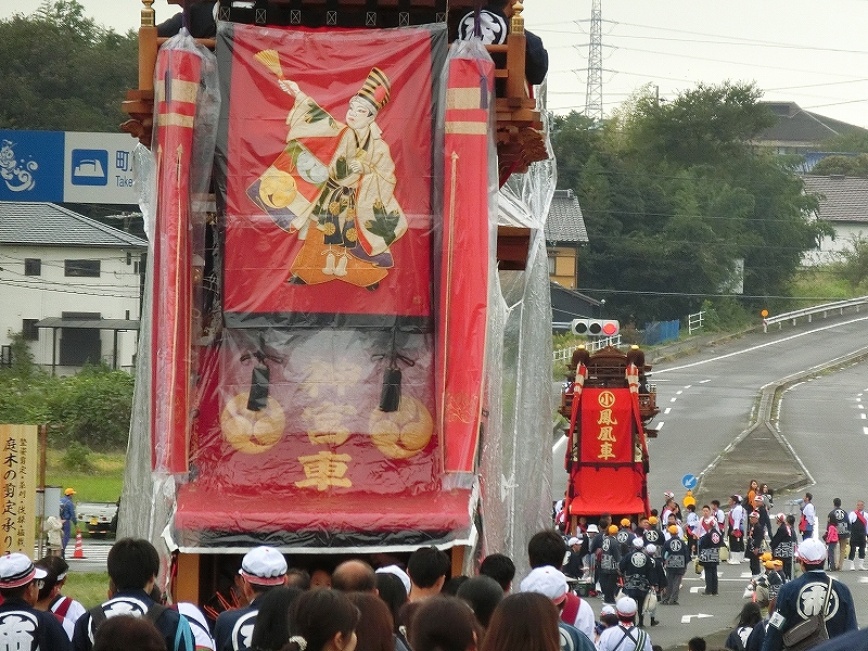 19 武豊町 第６回武豊ふれあい山車まつり 神社前2f特設祭事場