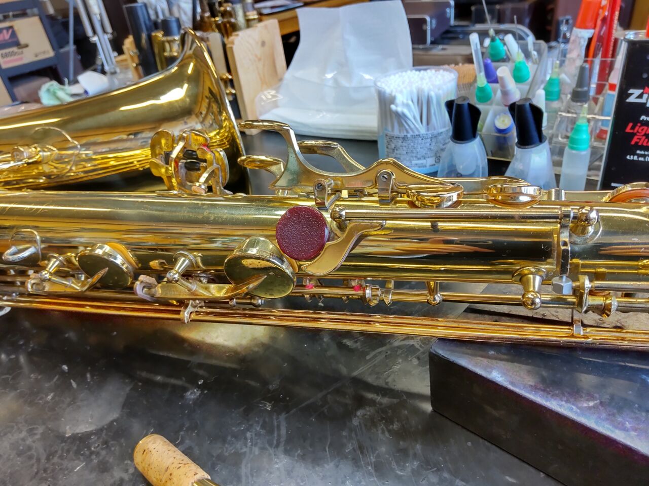 YanagisawaテナーサックスT-50 オーバーホール : 管楽器リペア YanagisawaテナーサックスT-50 オーバーホール : 管楽器リペア