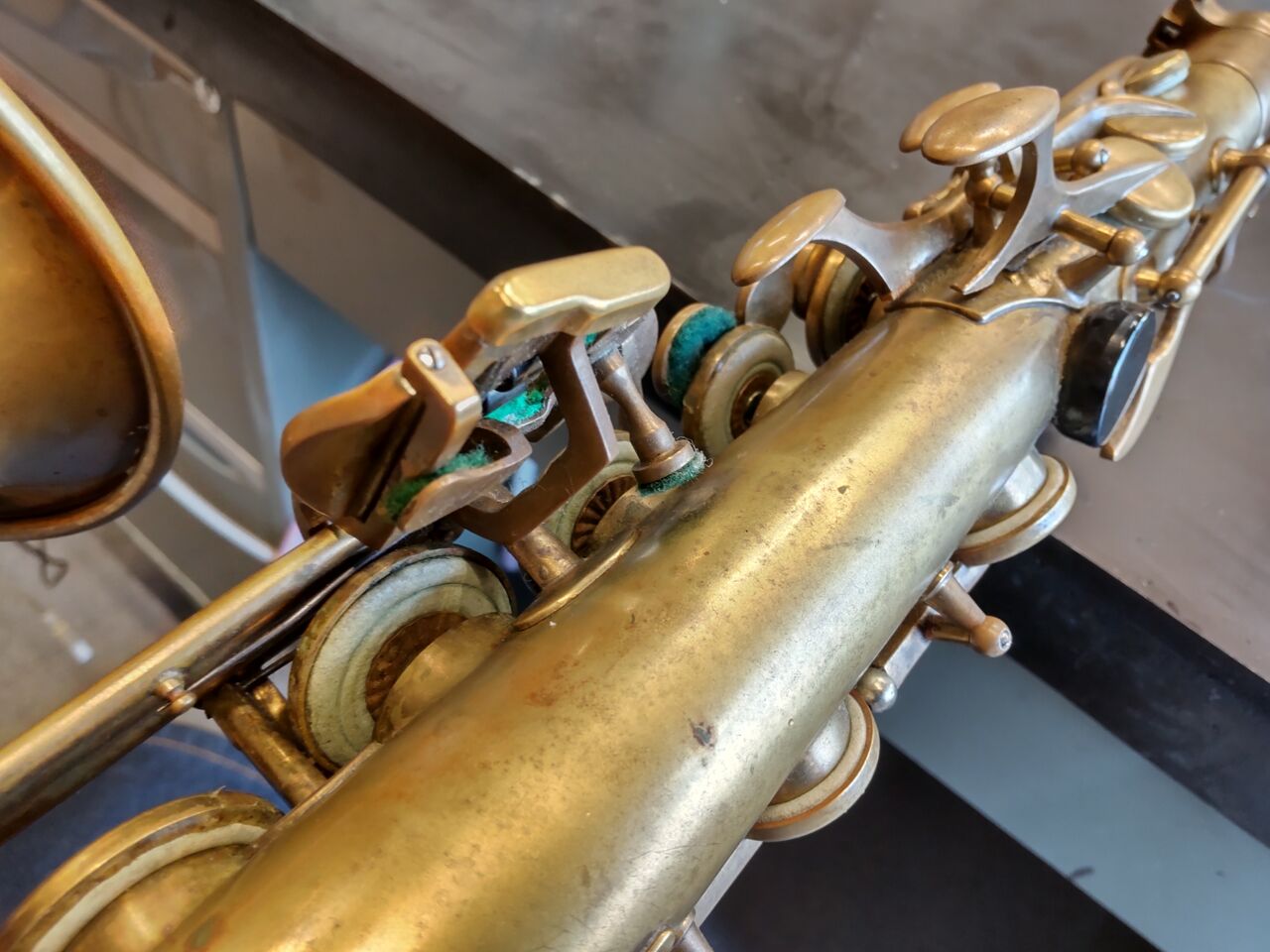 Altosax SELMER Mark6 usa オーバーホール : 管楽器リペアレポート Altosax SELMER Mark6 usa オーバーホール : 管楽器リペアレポート