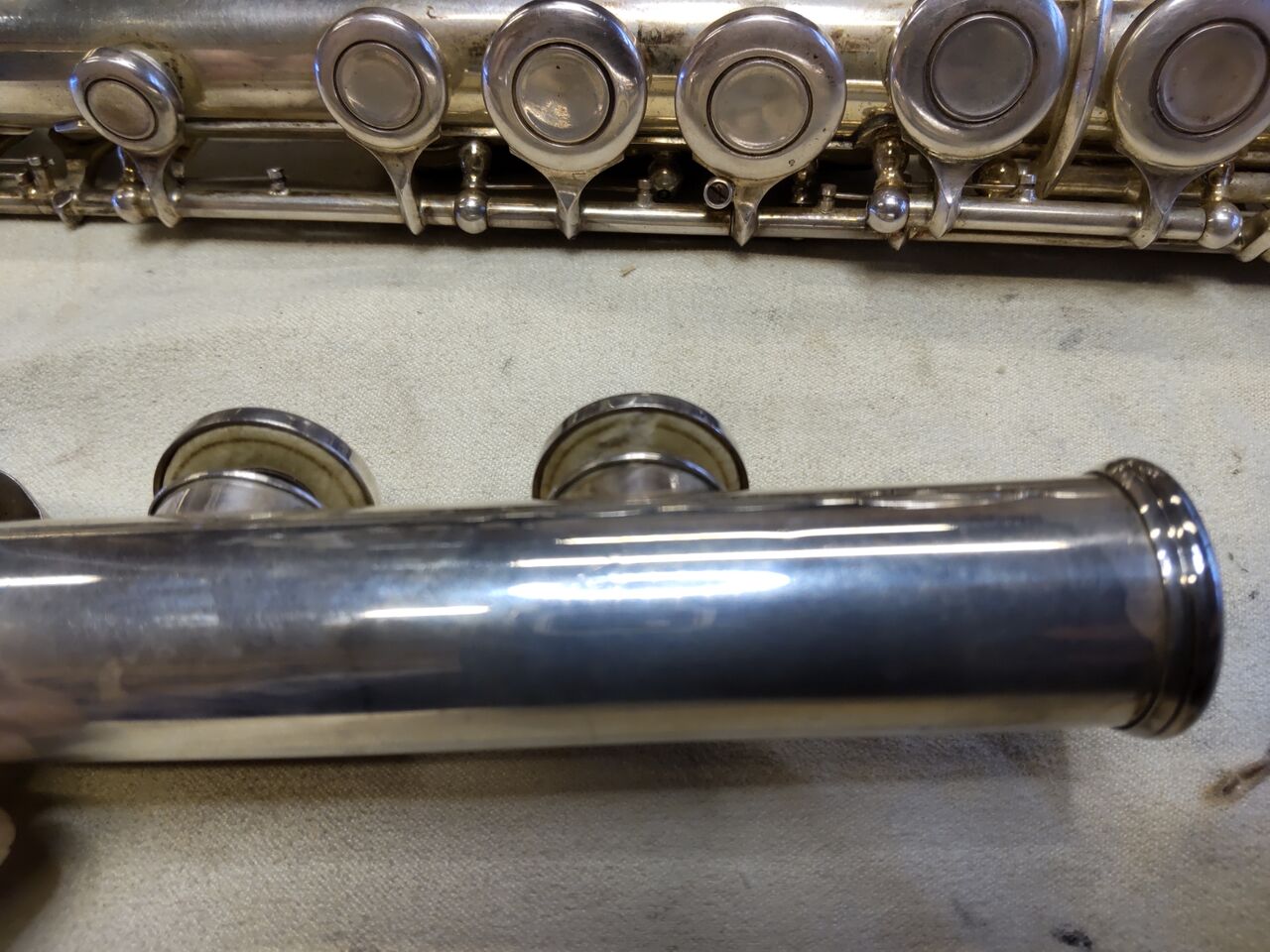 フルート 凹み修理 調整 : 管楽器リペアレポート フルート 凹み修理 調整 : 管楽器リペアレポート