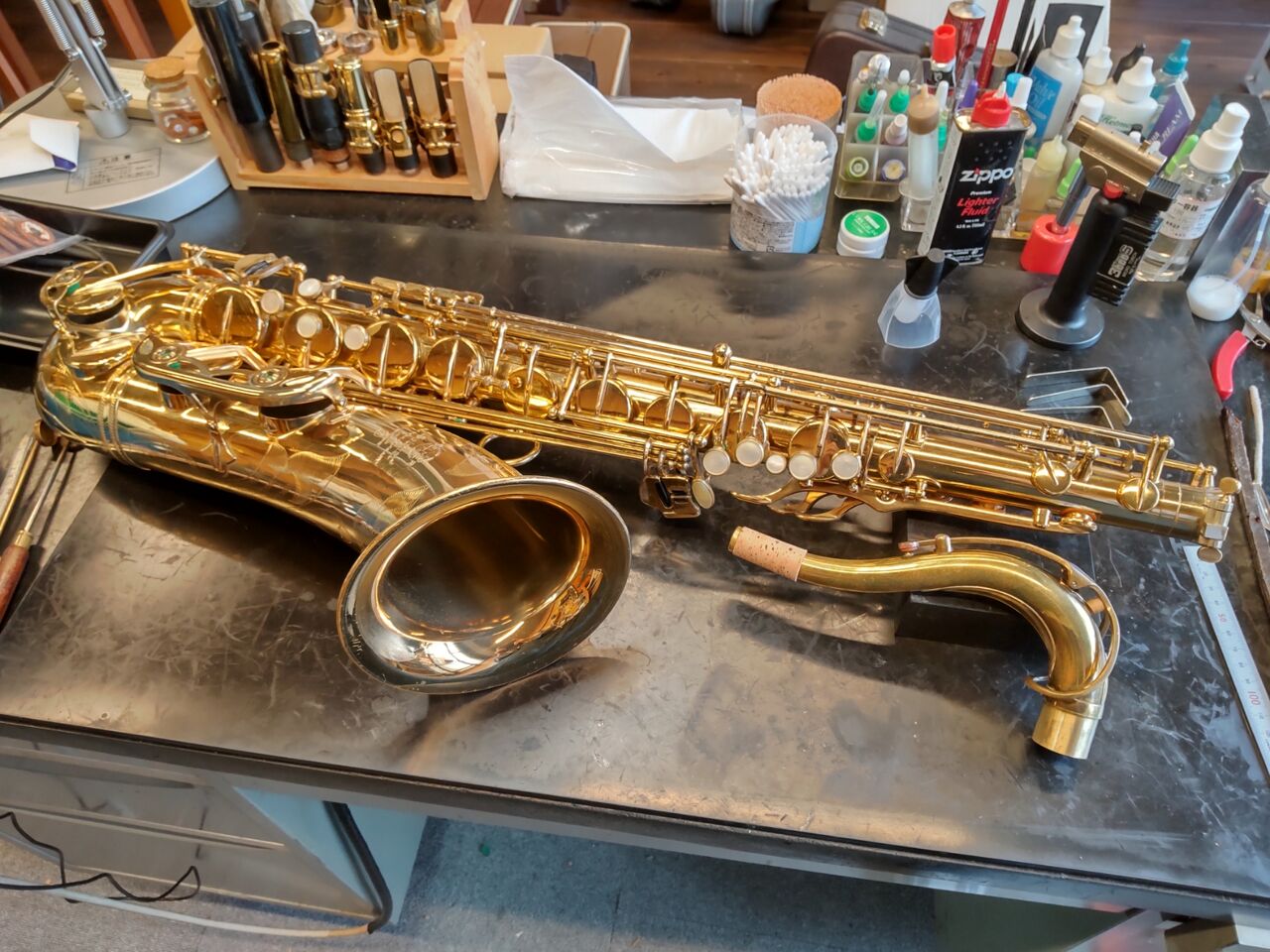 TenorSax SELMER MarkVI Fr(リラッカー) オーバーホール TenorSax SELMER MarkVI Fr(リラッカー) オーバーホール