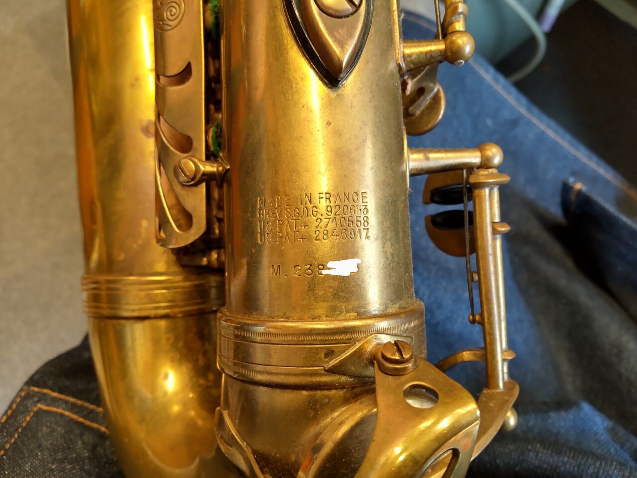 Altosax SELMER Mark6 usa オーバーホール : 管楽器リペアレポート Altosax SELMER Mark6 usa オーバーホール : 管楽器リペアレポート