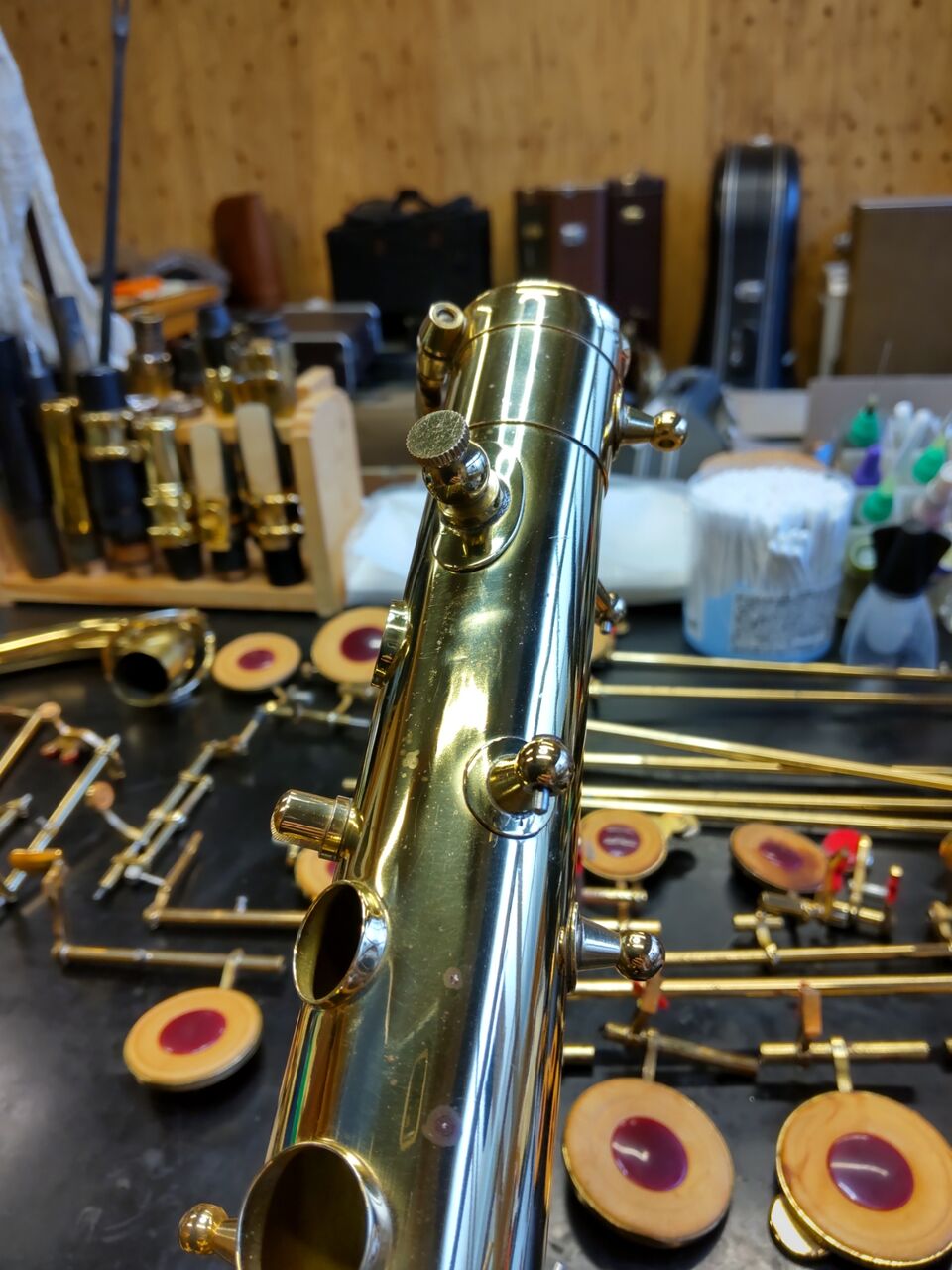 YanagisawaテナーサックスT-50 オーバーホール : 管楽器リペア YanagisawaテナーサックスT-50 オーバーホール : 管楽器リペア