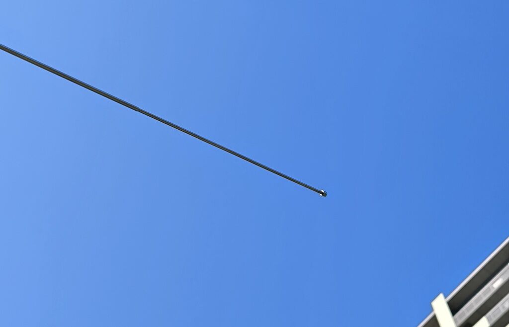 ロッドアンテナ による V 型 ダイポール : 無線が趣味 de JG1LMK