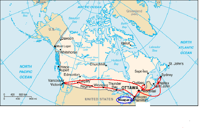カナダ横断一人旅 １８日目 ナイアガラの滝 Mattaさんのブログ
