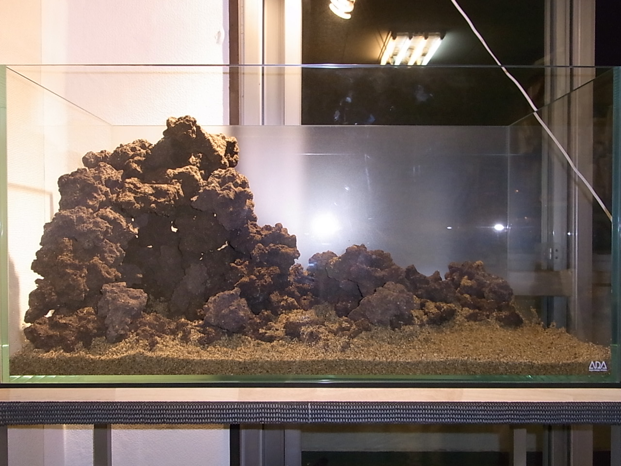 洞窟風レイアウト コリ水槽 3 レイアウトの重心について アクアリウムでまったりと