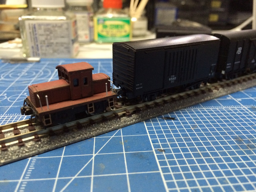 ワールド工芸の貨車移動機(半キャブ)を作ってみた(2)：完成しました
