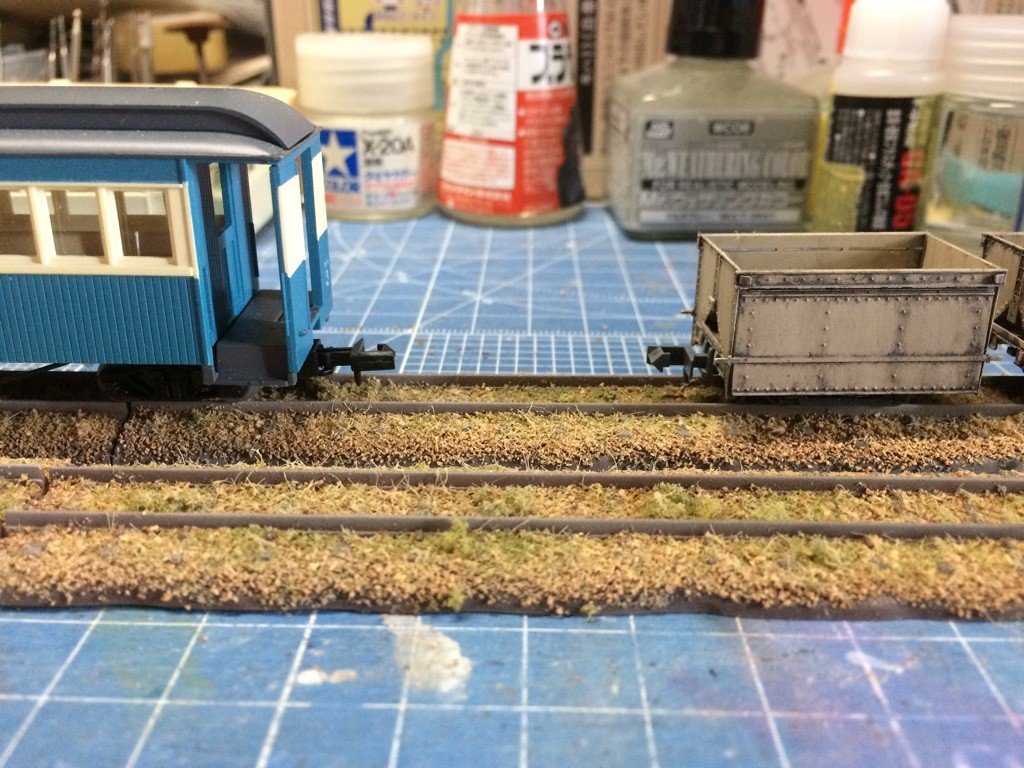 猫屋線付属線路のジオラマ化と鉱石運搬車の製作… : mattoの工作＆探索記