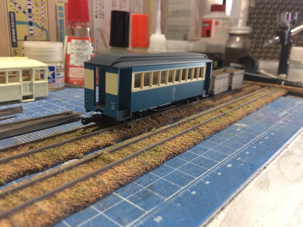 猫屋線付属線路のジオラマ化と鉱石運搬車の製作… : mattoの工作＆探索記