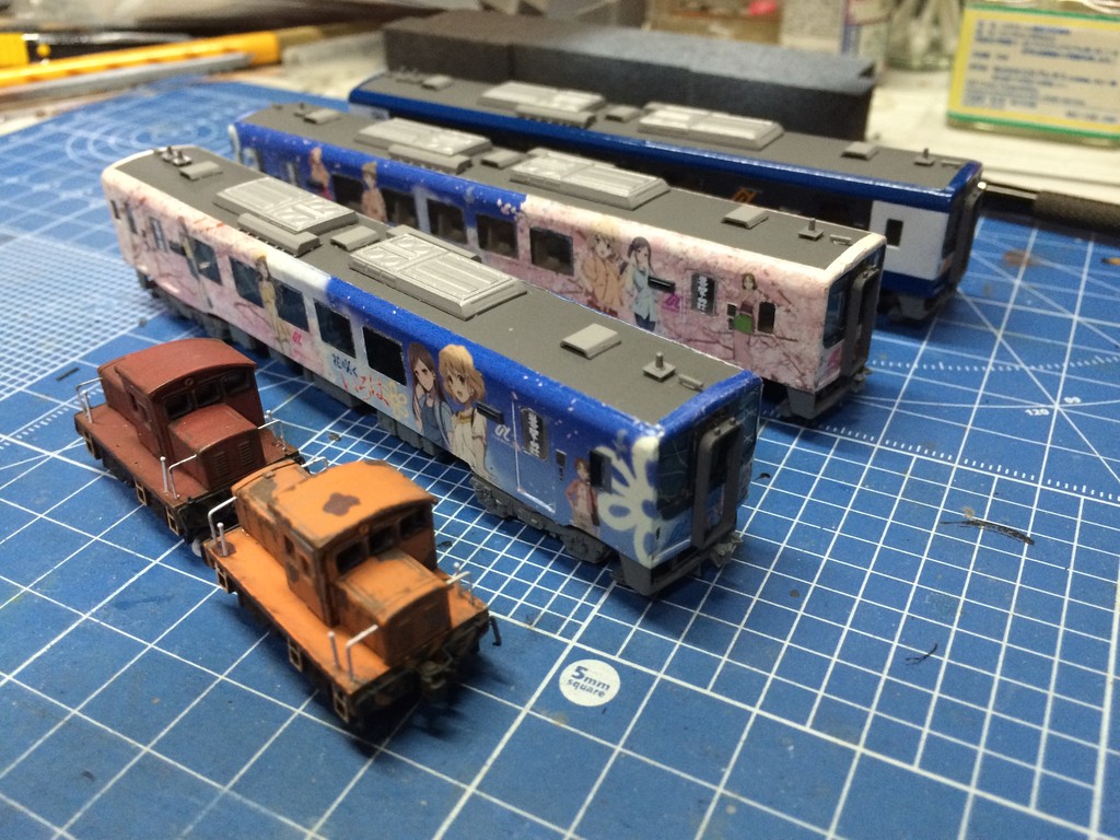 ワールド工芸の貨車移動機(半キャブ)を作ってみた(2)：完成しました