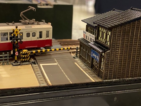 自作鉄道ジオラマ 掘割の中の街並み N】 Autumn in Japan Rockshed Railway Diorama / Model