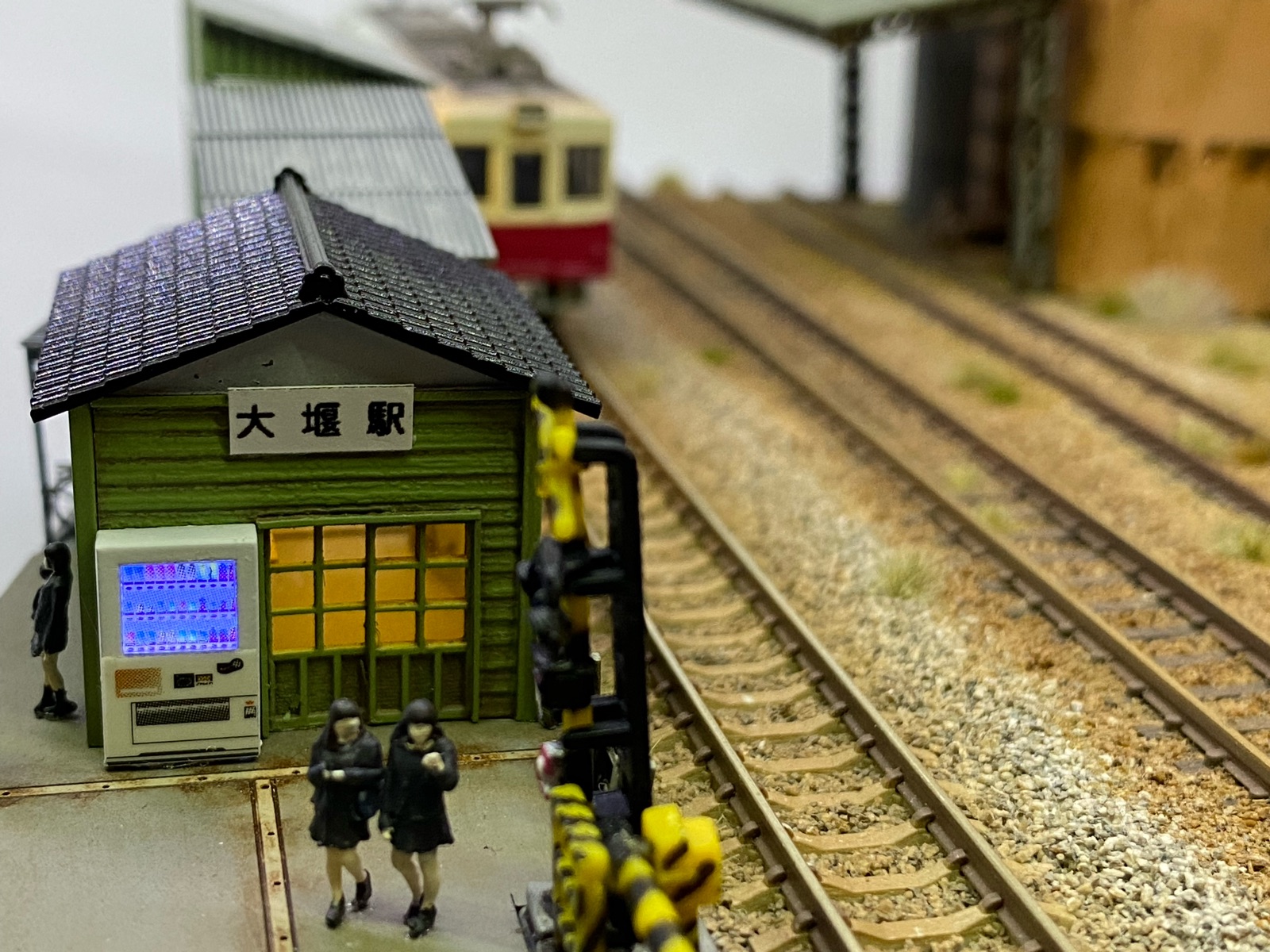 最終値下げ　ジオラマ　情景シリーズ　HOスケール 楽天市場】情景シリーズ 【街角のお店-14】 S=1/80 ◇みにちゅ