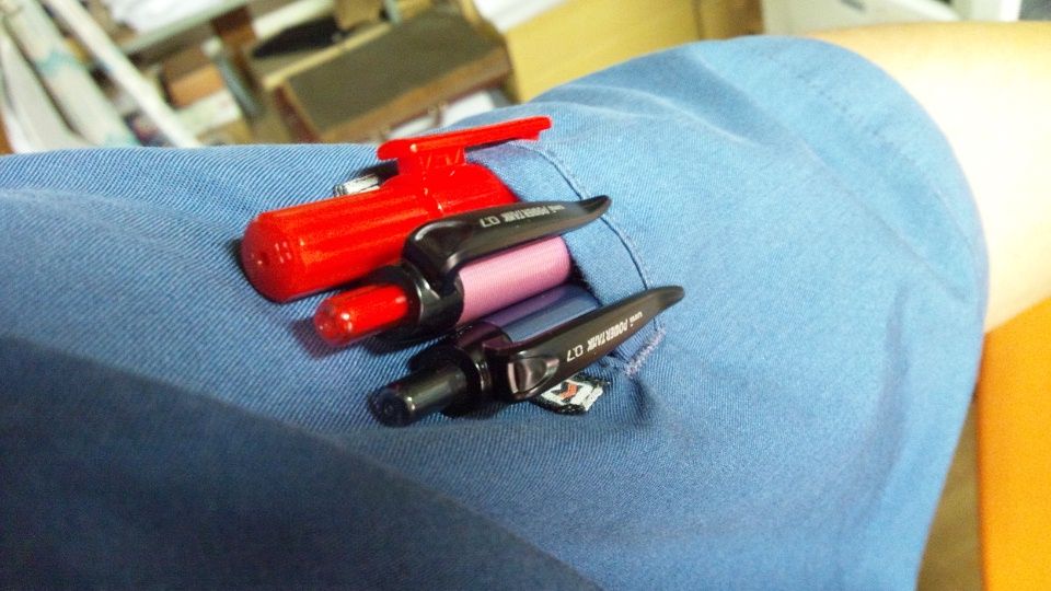 ボールペンのクリップ考察 事務仕事と趣味の狭間に