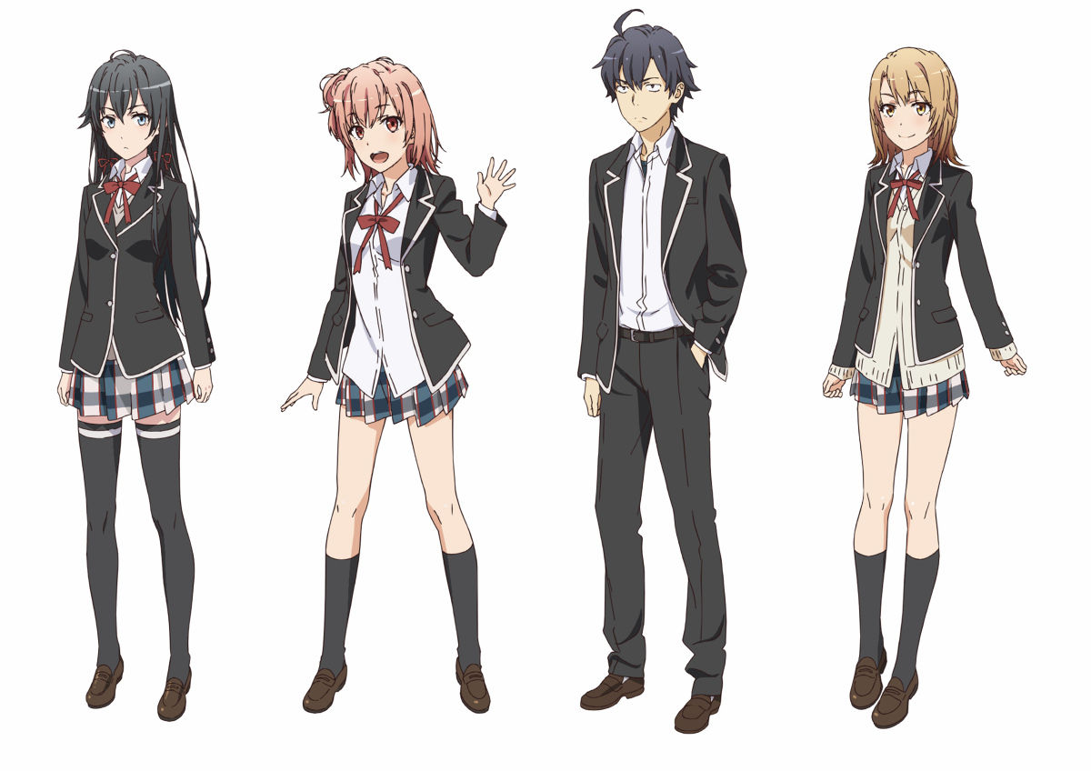 アニメ やはり俺の青春ラブコメはまちがっている 続 より メインキャラクターのキャラクターデザインが公開 雨時々ニュース アニメ やはり俺の青春ラブコメはまちがっている 続 より メインキャラクターのキャラクターデザインが公開 雨時々ニュース