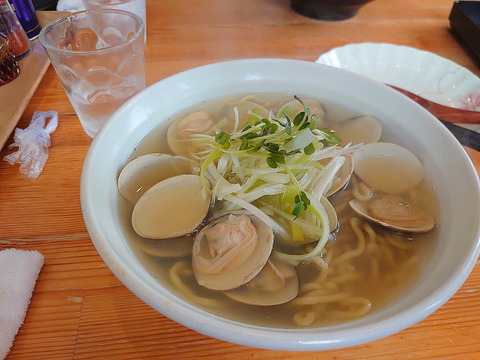 絶品極上はまぐり潮麺をいただく🍜。ラーメンの”さくら”さん！