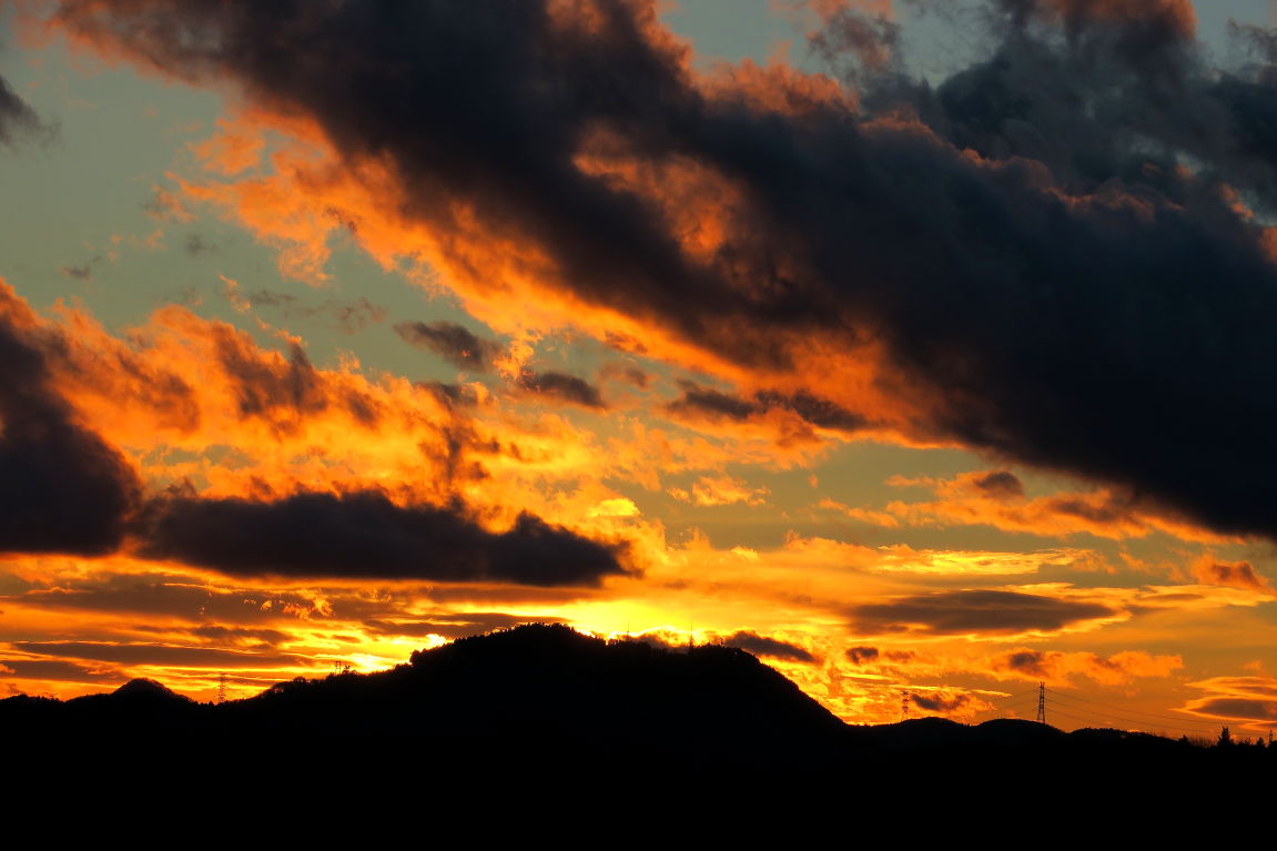 夕焼け散歩 夕日の見える丘にて みちくさんぽ 人生道草散歩