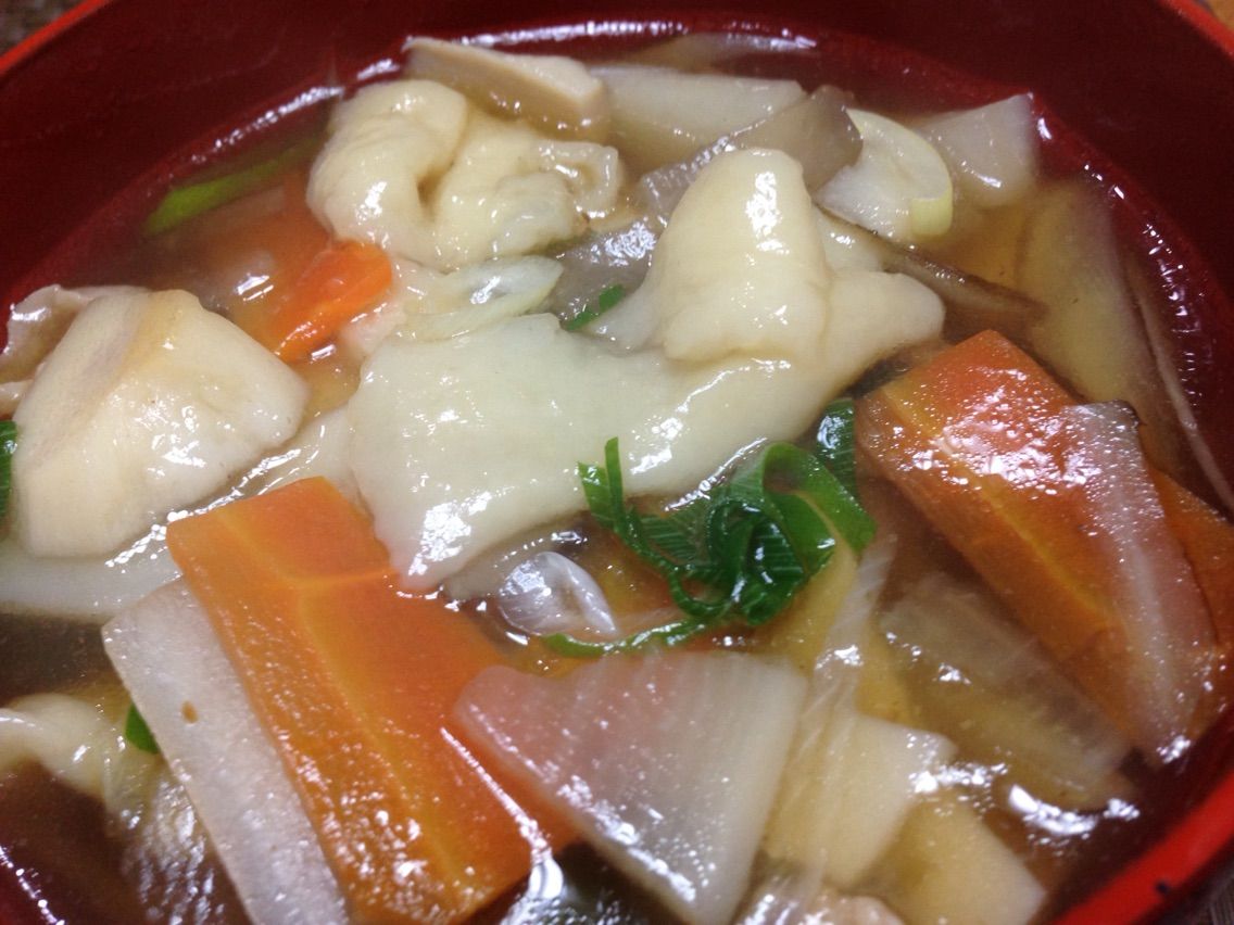 岩手のソウルフード すいとんは野菜たっぷり まつのblog We Like Vegetables