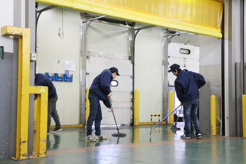 まつの一斉清掃