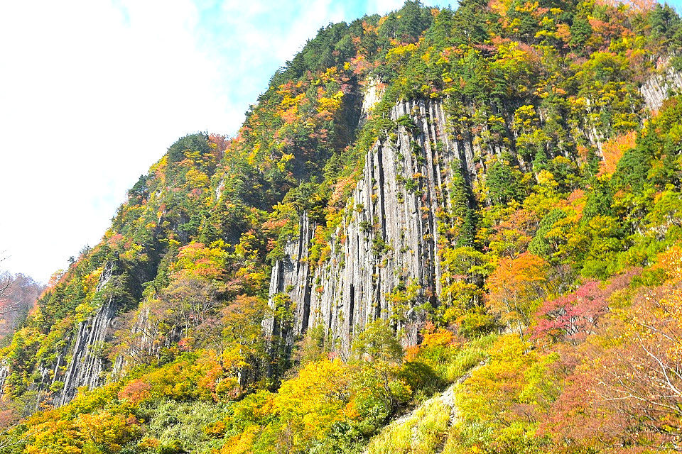 秋山郷の紅葉 日本の原風景 秋山郷の紅葉 日本の原風景