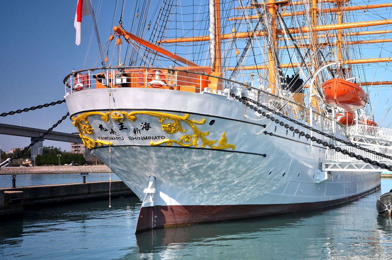 海の貴婦人 海王丸 富山県射水市 日本の原風景